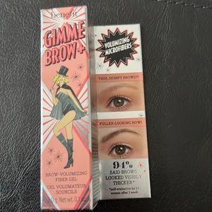 NEW Benefit Gimme Brow Tinted Voluming Eyebrow Gel